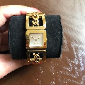 Gold Dolce & Gabbana watch